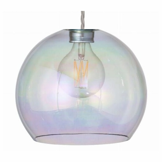 Lampa wisząca Rowan Ø22cm chameleon silver - Ebb&Flow – Lampy Rowan | bihome.pl