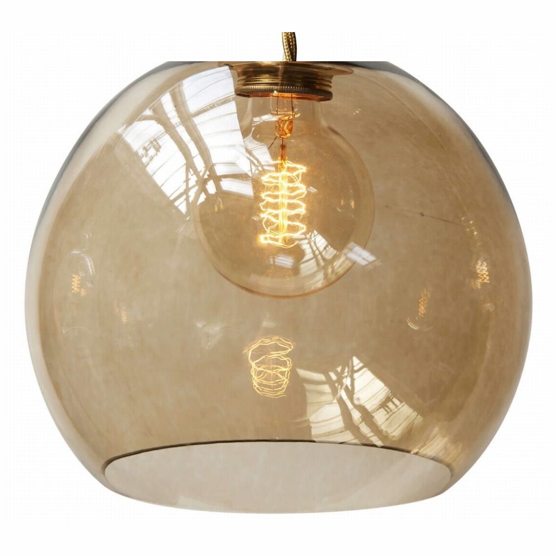 Lampa wisząca Rowan Ø22cm chestnut brown - Ebb&Flow – Lampy Rowan | bihome.pl