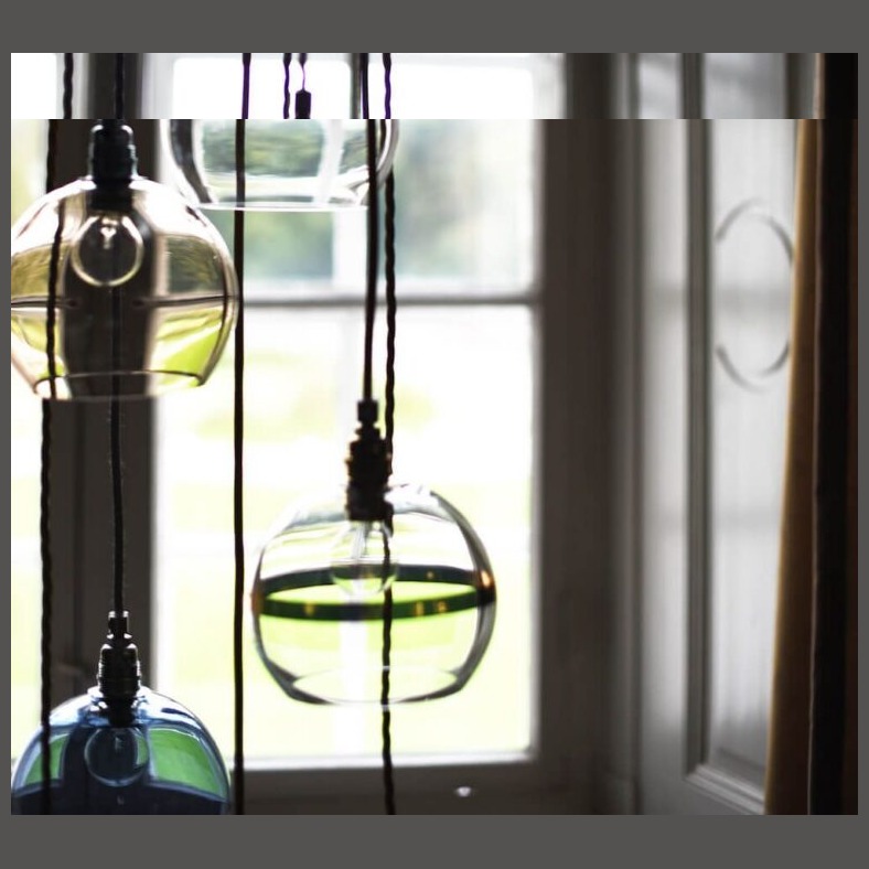 Lampa wisząca Rowan Ø28cm clear & silver - Ebb&Flow – Lampy Rowan | bihome.pl