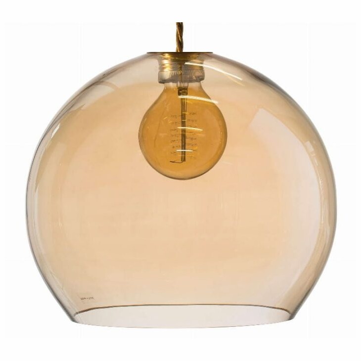 Lampa wisząca Rowan Ø28cm golden smoke - Ebb&Flow – Lampy Rowan | bihome.pl