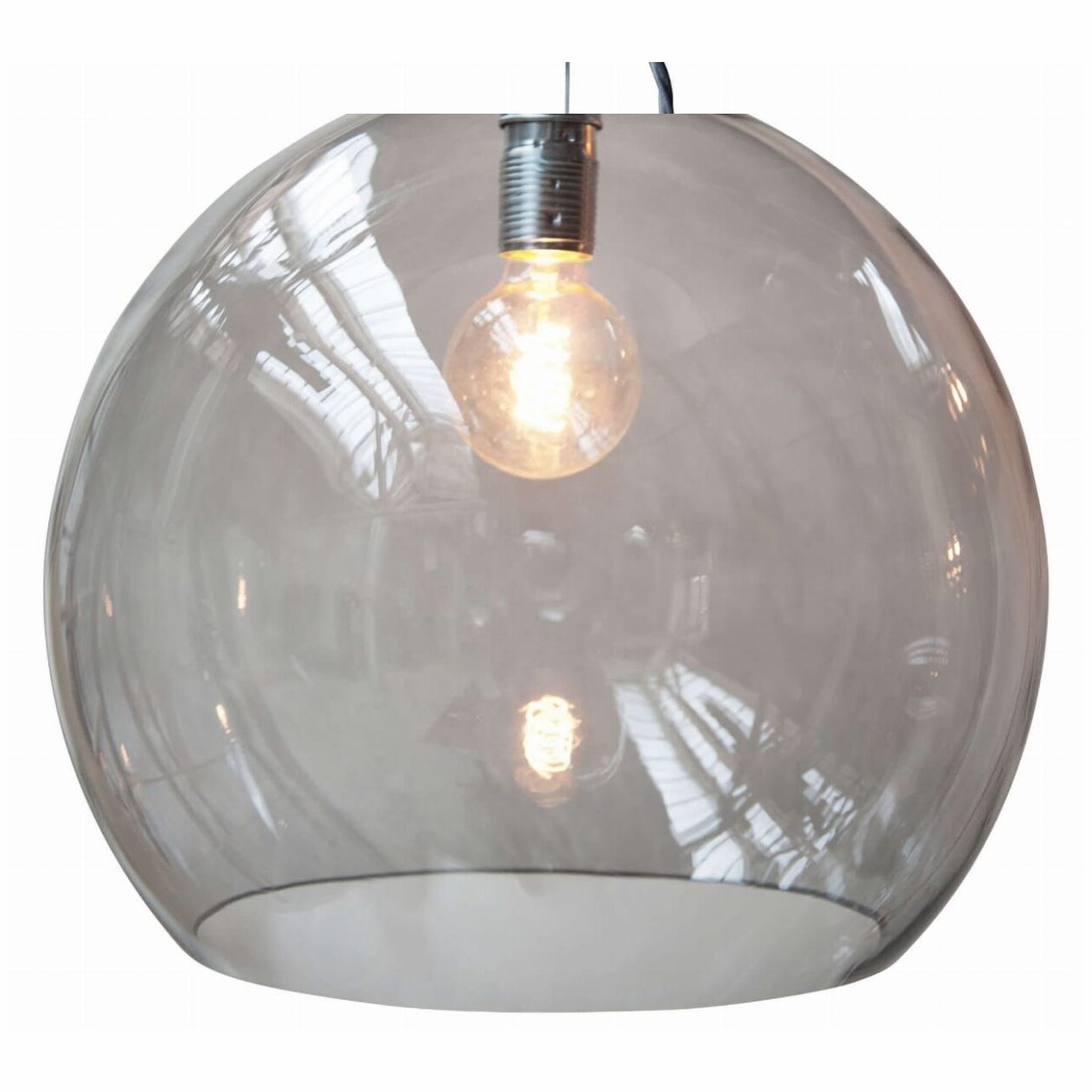 Lampa wisząca Rowan Ø39 cm smokey grey - Ebb&Flow – Lampy Rowan | bihome.pl