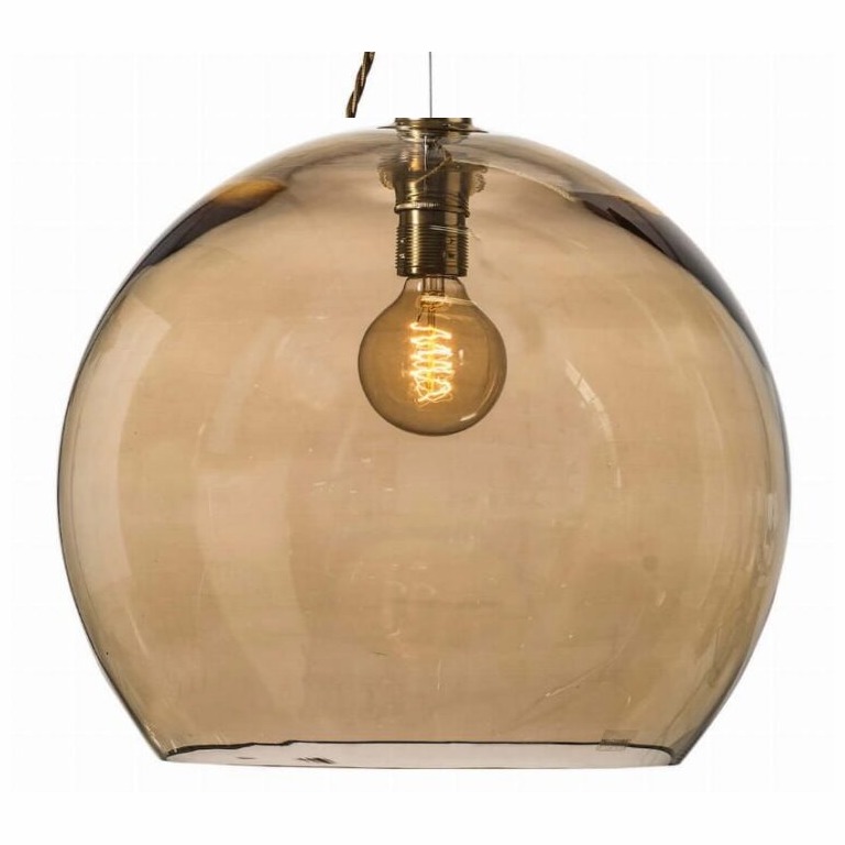 Lampa wisząca Rowan Ø39 cm chestnut brown - Ebb&Flow – Lampy Rowan | bihome.pl