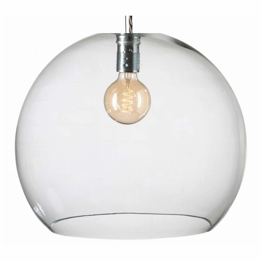 Lampa wisząca Rowan Ø39 cm clear & silver - Ebb&Flow – Lampy Rowan | bihome.pl