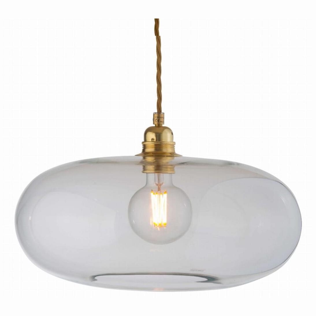 Lampa wisząca Horizon Ø36cm clear gold - Ebb&Flow – Lampy Horizon | bihome.pl