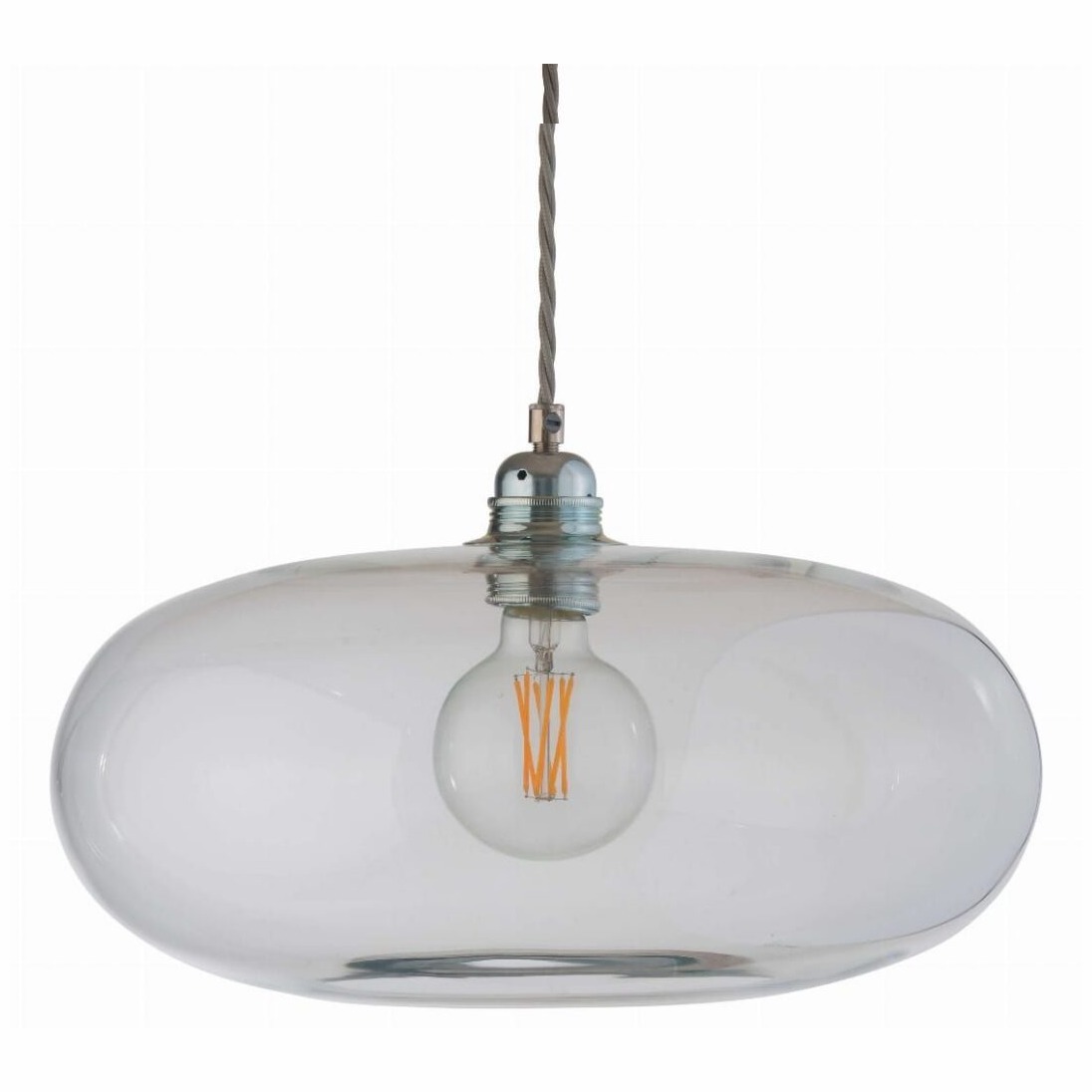 Lampa wisząca Horizon Ø36cm clear silver - Ebb&Flow – Lampy Horizon | bihome.pl