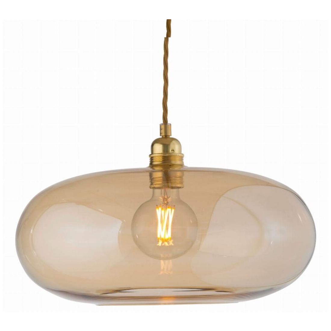 Lampa wisząca Horizon Ø36cm golden smoke - Ebb&Flow – Lampy Horizon | bihome.pl