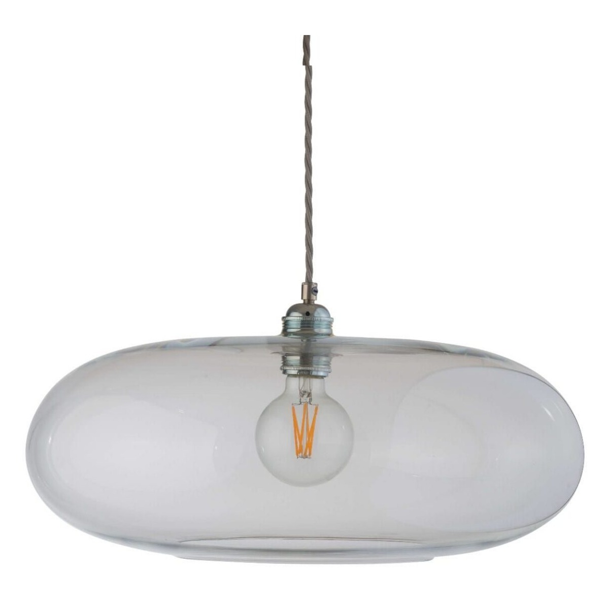 Lampa wisząca Horizon Ø45cm clear silver - Ebb&Flow – Lampy Horizon | bihome.pl