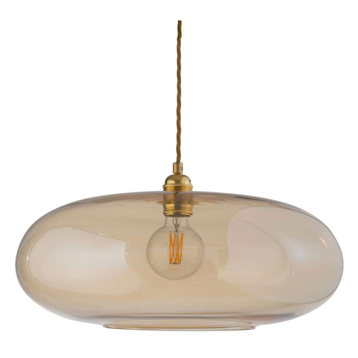 Lampa wisząca Horizon Ø45cm golden smoke - Ebb&Flow – Lampy Horizon | bihome.pl
