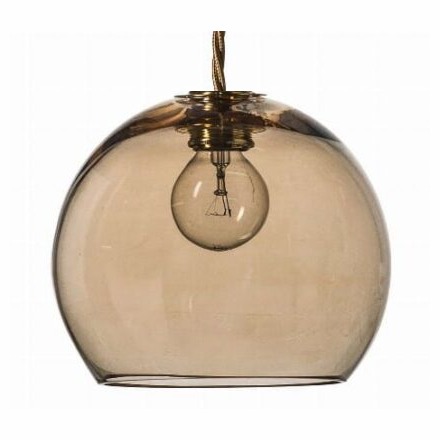 Lampa wisząca Rowan Ø15cm chestnut brown - Ebb&Flow – Lampy Rowan | bihome.pl