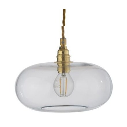 Horizon lampa ścienna śr. 21cm clear w silver – Ekskluzywne lampy EBB&FLOW | bihome.pl