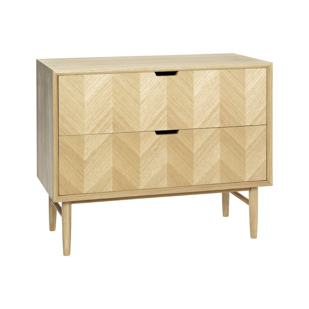Kredens Herringbone dąb Hubsch – Kredensy i gabloty | bihome.pl