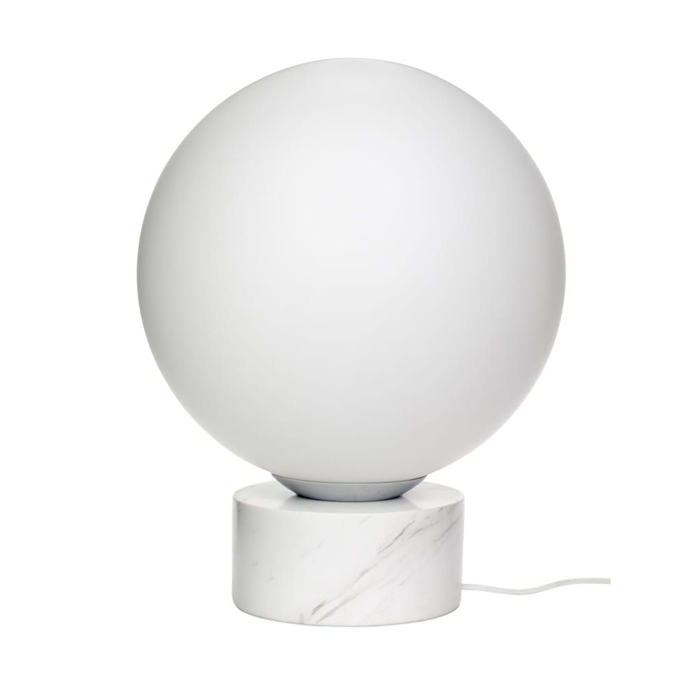 Lampa podłogowa Sphere biała szkło Hubsch – Lampy podłogowe | bihome.pl