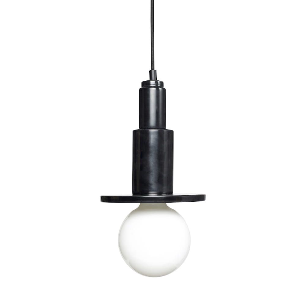 Lampa wisząca Sculpture czarna marmur Hubsch – Lampy wiszące | bihome.pl