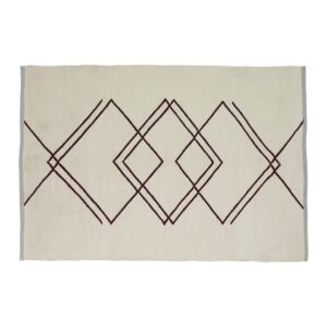 Dywan Rhomb Line 120x180 beżowy Hubsch &ndash; Dywany pokojowe | bihome.pl
