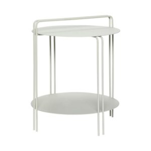 Stolik kawowy Carry szary metal Hubsch – Stoliki | bihome.pl