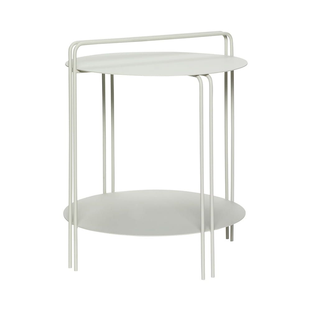 Stolik kawowy Carry szary metal Hubsch – Stoliki | bihome.pl