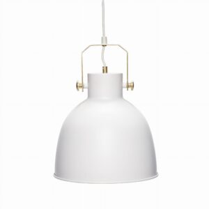 Lampa wisząca Industrialna biała metal Hubsch – Lampy wiszące | bihome.pl