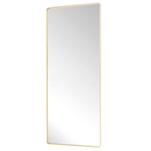 Lustro Retro 31x76 mosiężne metal Hubsch – Lustra | bihome.pl