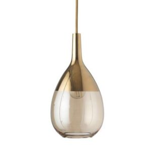 LUTE PENDANT Ø14 GOLDEN SMOKE / GOLD - EBBFLOW – Lampy wiszące | bihome.pl