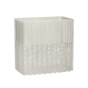 Donica Flow jasnoszara metal Hubsch – Donice | bihome.pl