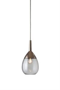 Lampa wisząca Lute Ø14cm smokey grey platinum - Ebb&Flow – Lampy Lute | bihome.pl