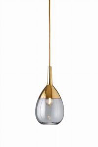 Lampa wisząca Lute ⏀14 Smokey-Grey szkło Ebb&Flow – Lampy Lute | bihome.pl