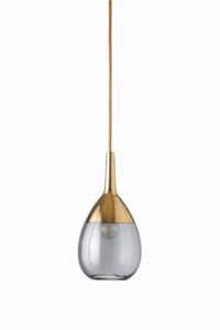Lampa wisząca Lute ⏀14 Smokey-Grey szkło Ebb&Flow – Lampy Lute | bihome.pl