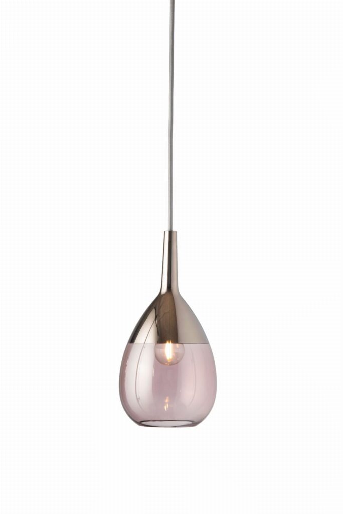 Lampa wisząca Lute Ø14cm obsidian platinum - Ebb&Flow – Lampy Lute | bihome.pl