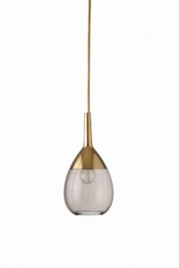Lampa wisząca Lute Ø14cm chestnut brown gold - Ebb&Flow – Lampy Lute | bihome.pl
