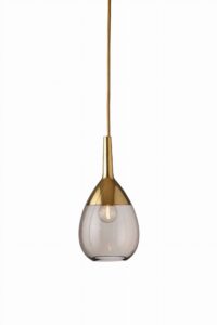 Lampa wisząca Lute Ø14cm chestnut brown gold - Ebb&Flow – Lampy Lute | bihome.pl