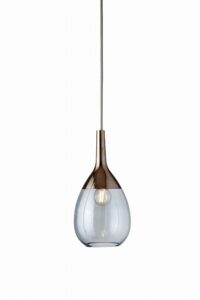 Lampa wisząca Lute Ø14cm topaz blue platinum - Ebb&Flow – Lampy Lute | bihome.pl