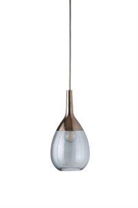 Lampa wisząca Lute Ø14cm topaz blue platinum - Ebb&Flow – Lampy Lute | bihome.pl