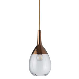 Lampa wisząca Lute Ø14cm clear copper - Ebb&Flow – Lampy Lute | bihome.pl