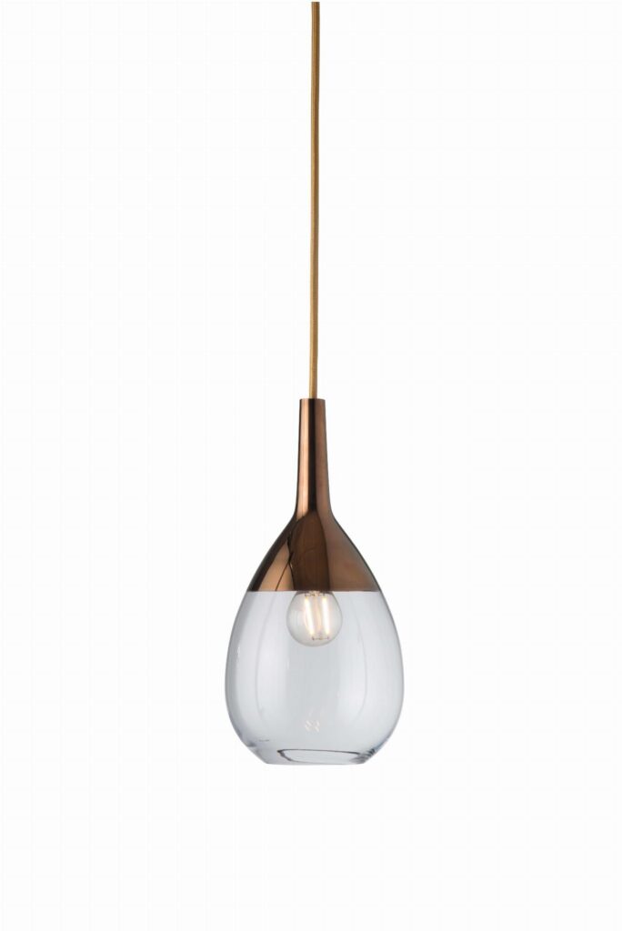 Lampa wisząca Lute Ø14cm clear copper - Ebb&Flow – Lampy Lute | bihome.pl