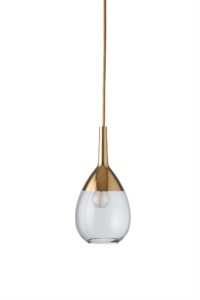 Lampa wisząca Lute Ø14cm clear gold - Ebb&Flow – Lampy Lute | bihome.pl