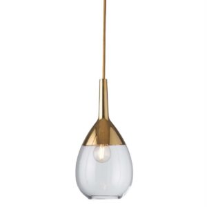 Lampa wisząca Lute Ø14cm clear gold - Ebb&Flow – Lampy Lute | bihome.pl