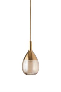 Lampa wisząca Lute Ø14cm golden smoke gold - Ebb&Flow – Lampy Lute | bihome.pl