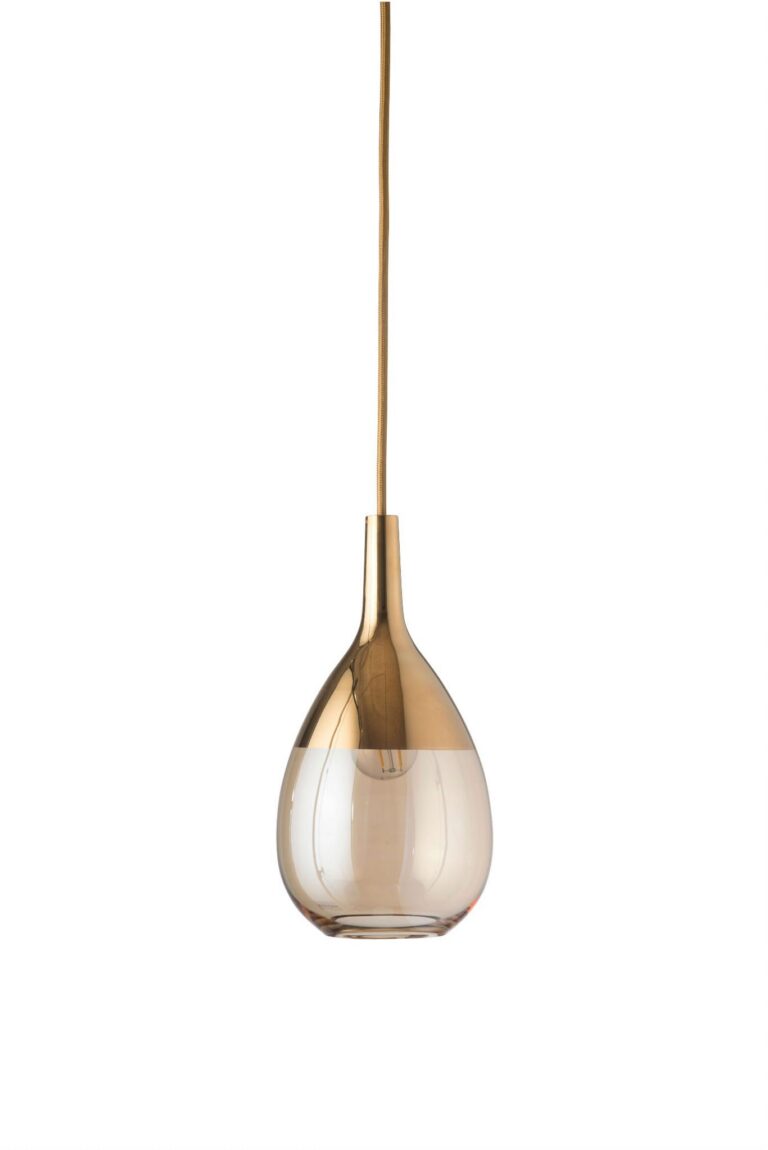 Lampa wisząca Lute Ø14cm golden smoke gold - Ebb&Flow – Lampy Lute | bihome.pl