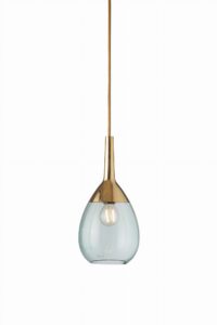 Lampa wisząca Lute Ø14cm green gold - Ebb&Flow – Lampy Lute | bihome.pl