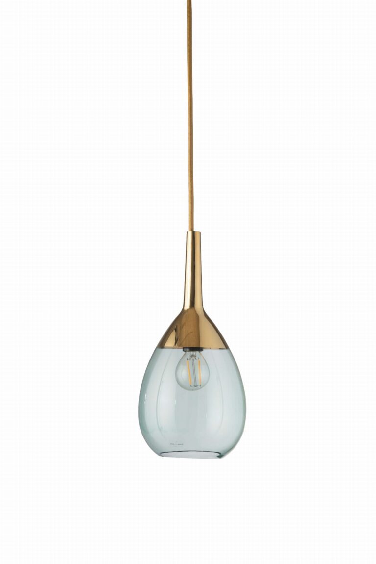 Lampa wisząca Lute Ø14cm green gold - Ebb&Flow – Lampy Lute | bihome.pl