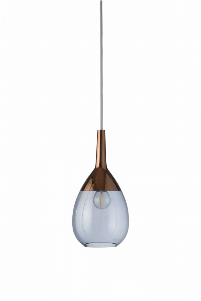 Lampa wisząca Lute Ø14cm blue copper - Ebb&Flow – Lampy Lute | bihome.pl
