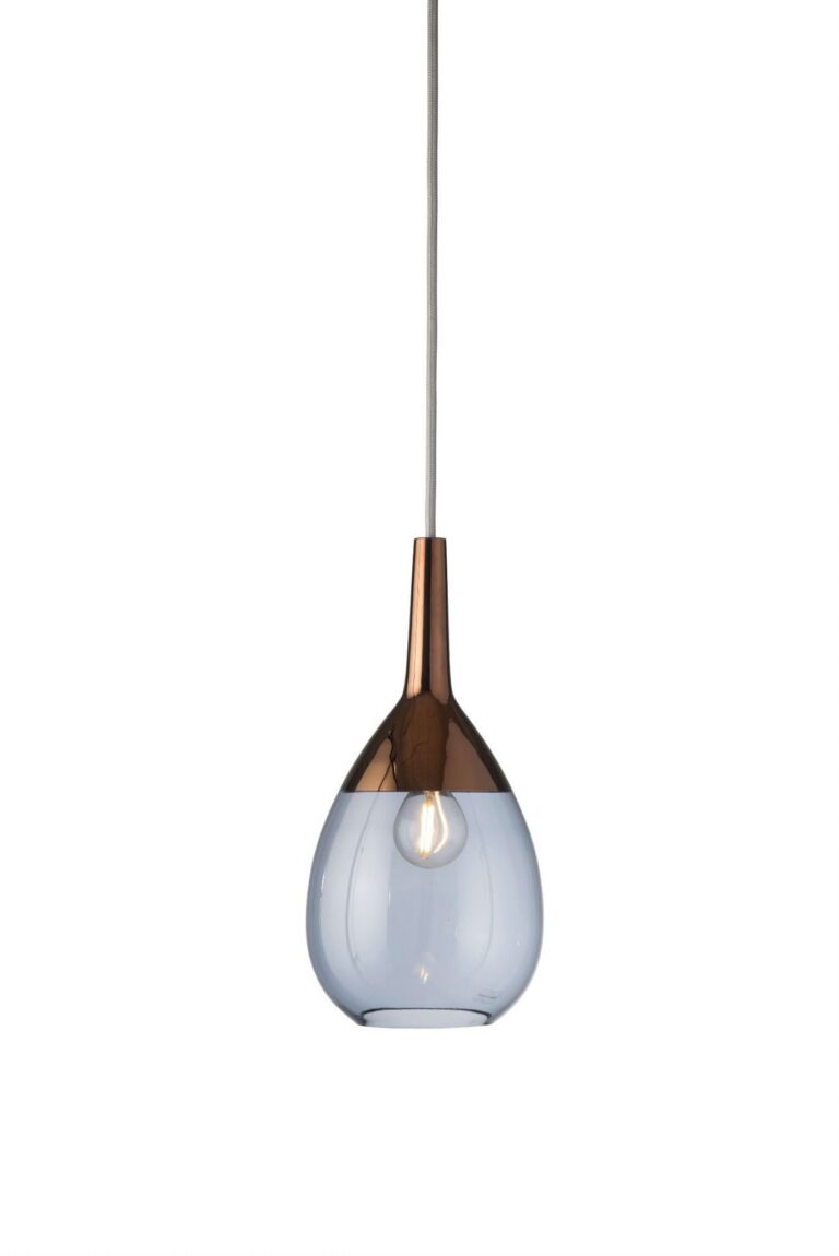 Lampa wisząca Lute Ø14cm blue copper - Ebb&Flow – Lampy Lute | bihome.pl