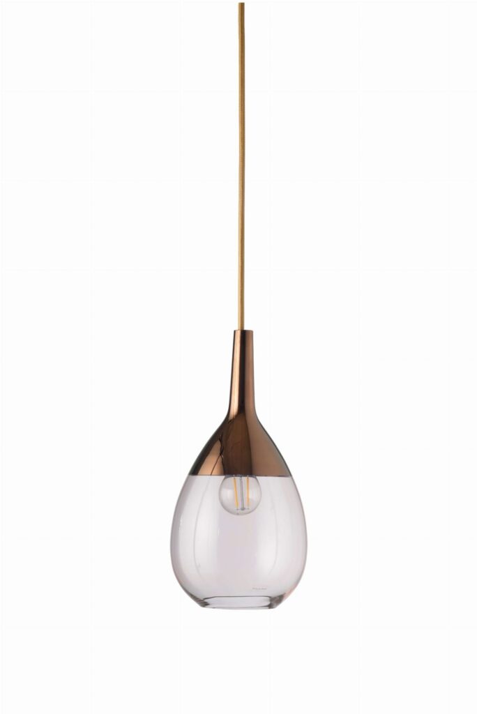 Lampa wisząca Lute Ø14cm coral copper - Ebb&Flow – Lampy Lute | bihome.pl