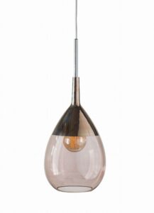 Lampa wisząca Lute Ø22cm obsidian platinum - Ebb&Flow – Lampy Lute | bihome.pl