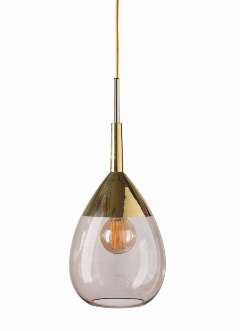Lampa wisząca Lute Ø22cm obsidian gold - Ebb&Flow – Lampy Lute | bihome.pl