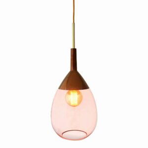 Lampa wisząca Lute Ø22cm bright coral copper - Ebb&Flow – Lampy Lute | bihome.pl