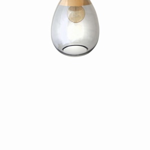 Lampa wisząca Lute Ø22cm smokey grey platinum - Ebb&Flow – Lampy Lute | bihome.pl