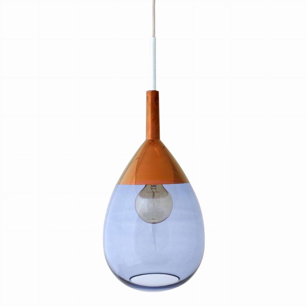 Lampa wisząca Lute Ø22cm blue copper - Ebb&Flow – Lampy Lute | bihome.pl