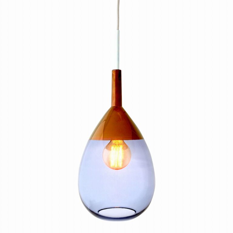 Lampa wisząca Lute Ø22cm blue copper - Ebb&Flow – Lampy Lute | bihome.pl