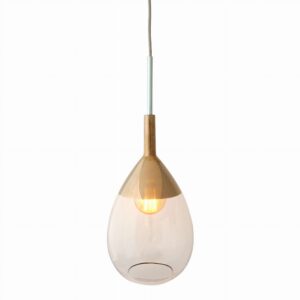 Lampa wisząca Lute Ø22cm clear platinum - Ebb&Flow – Lampy Lute | bihome.pl